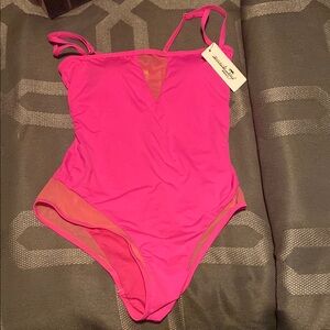Pink One-Piece Swimsuit